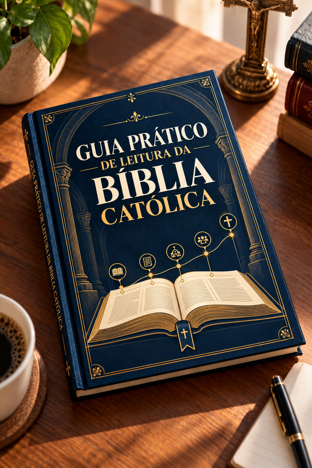 Capa do bônus Guia Prático de Leitura da Bíblia Católica