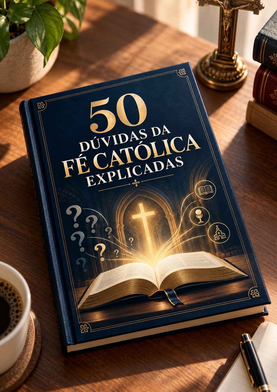 Capa do bônus 50 Dúvidas da Fé Católica Explicadas