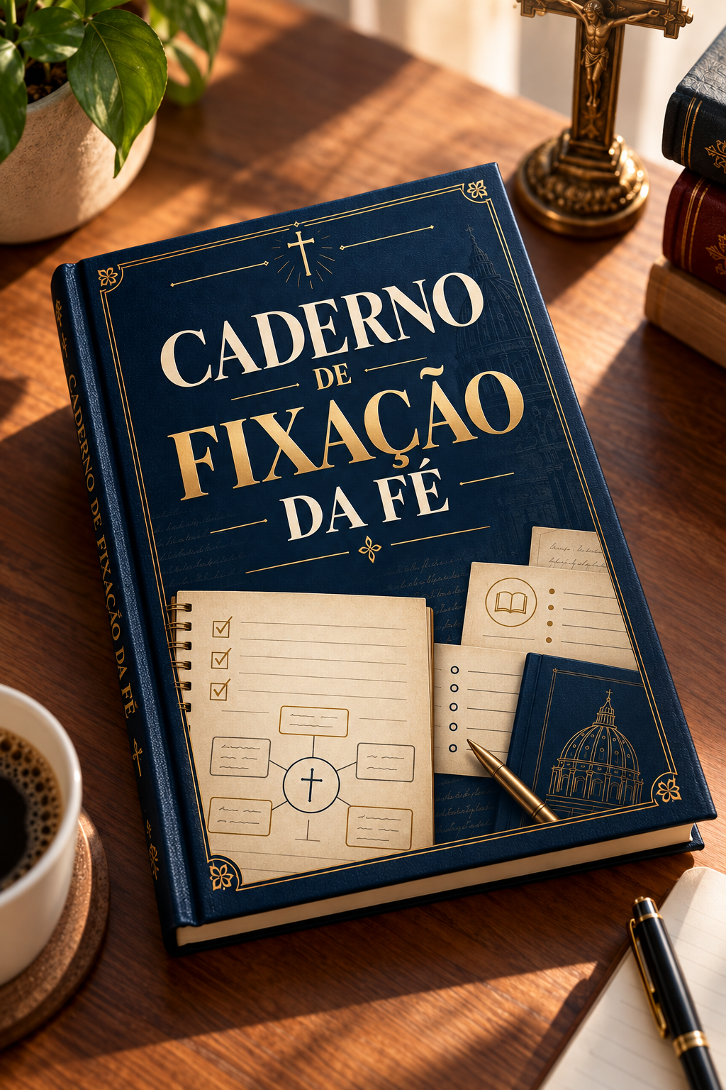 Capa do bônus Caderno de Fixação da Fé